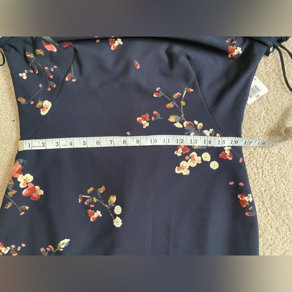 NEW Lauren Ralph Lauren Navy Blue Dress - Size 10 - Picture 6 of 8